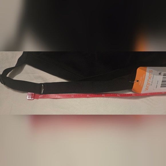 BRAND New Wireless T-shirt Bra; Warner's Underarm-smoothing; Black; Large - Picture 13 of 16